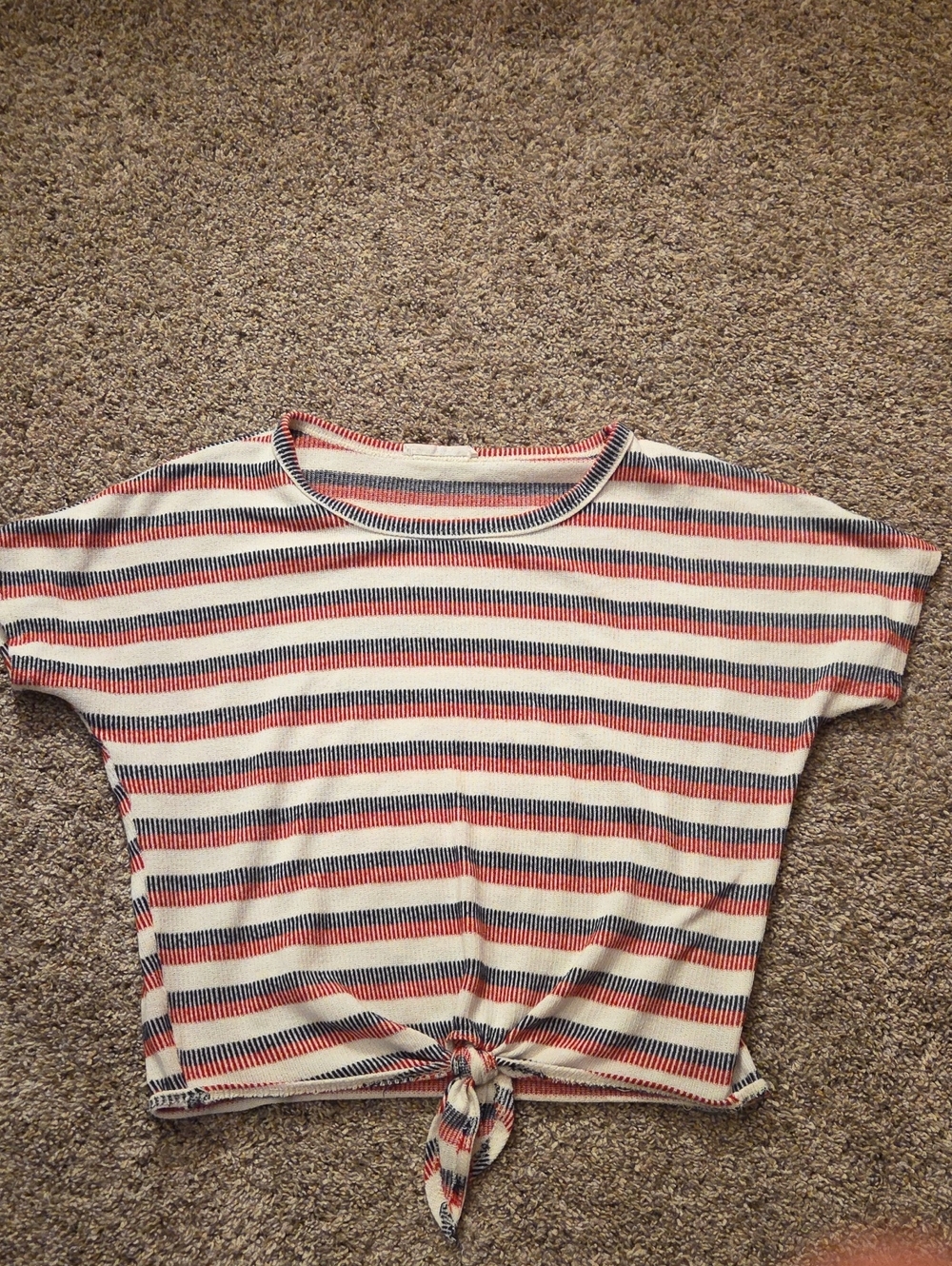 Women's Cropped Striped Top